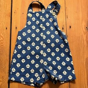 Vintage sailboat romper, 12-18 M